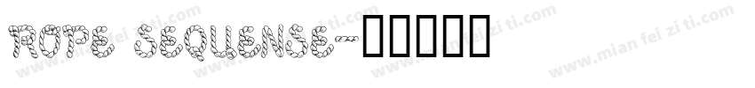 rope sequense字体转换